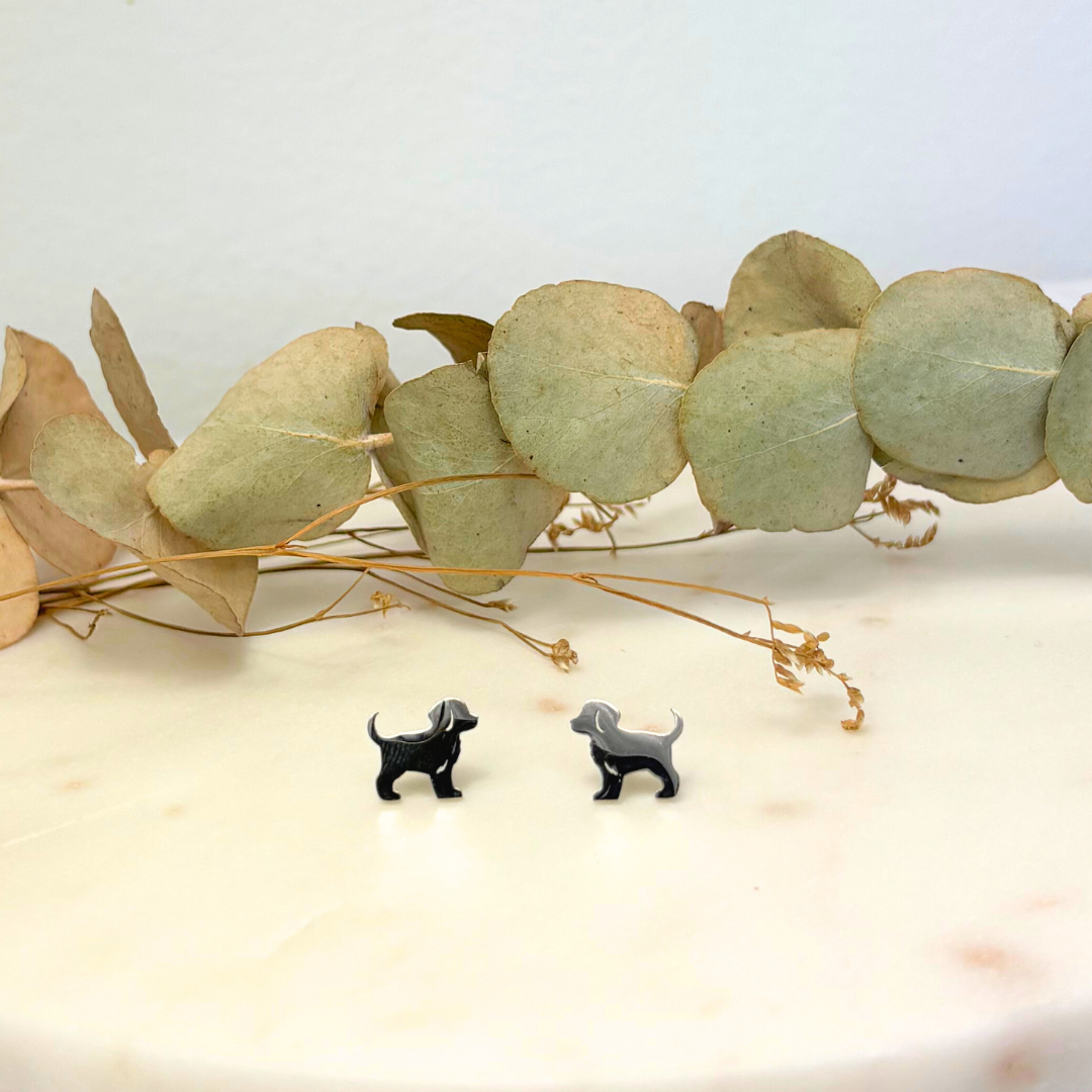 Puppy earrings