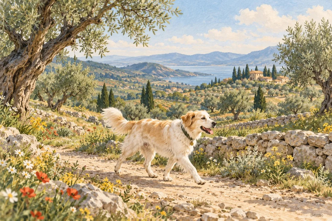 Ilustración de ambiente para descubrir planes con perro