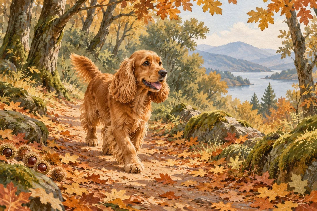 Ilustración de ambiente para planes con perro