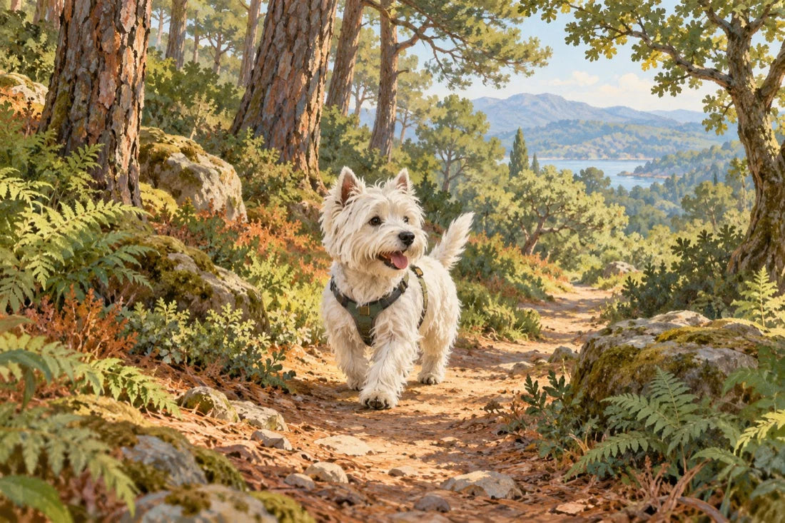 Ilustración de ambiente para descubrir planes con perro