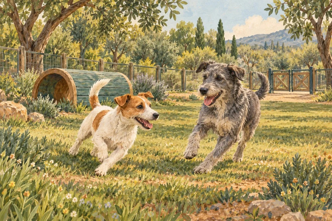 Ilustración de ambiente para descubrir planes con perro